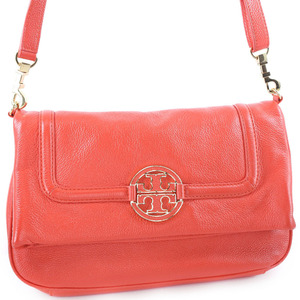 Tory Burch トリーバーチ ショルダーバッグ レザー 赤 レディース【18010119】中古