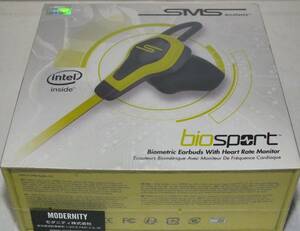 SMS Audio BioSport インテル社製心拍計搭載スポーツ用 インイヤーヘッドフォン 未使用断捨離