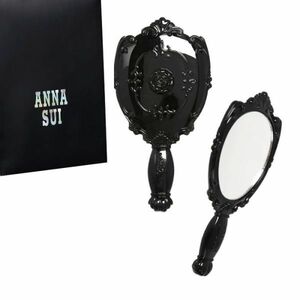 【CU】ANNA　SUI　アナ スイ　ハンドミラー　手鏡　ana-mirror　紙袋ショッパー付き　コスメ　化粧　ギフト ビューティ レディース 【新品