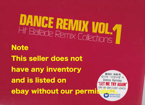 グランドビート LP★DANCE REMIX Vol.1 Hit ballade remix collections (JACKIE MOORE / Day by day[club mix]★韓国盤 only・Warner★