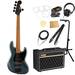 スクワイヤー/スクワイア Squier Contemporary Active Jazz Bass HH V GMM 5弦エレキベース VOXアンプ付き 入門10点 初心者セット