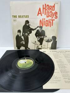 LPレコード Apple 東芝 「ビートルズがやって来るヤァ！ヤァ！ヤァ！」国内盤 / The Beatles/A HARD DAY