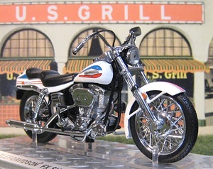 IXO製 1/24 デアゴスティーニ ハーレーダビッドソン プレミアムコレクション バイク・アート 1971 FX SUPER GLIDE 