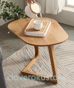 新入荷☆サイドテーブル 家具 コーヒーテーブル リビングテーブル スタイリッシュ おしゃれ ソファテーブル/ウッドカラー