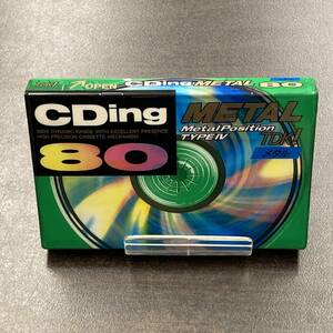 2046N 未使用 TDK CDingMETAL 80分 メタル 1本 カセットテープ/One TDK Type IV Metal Position unused Audio Cassette