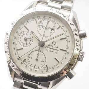 オメガ スピードマスターオートマ Ref,175.0044 Cal,1151 3521.30 OMEGA Speedmaster トリプルカレンダー 自動巻 シルバー [55448556-AQ1