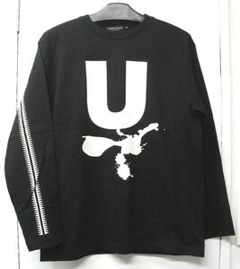 アンダーカバー UNDER COVER：Uロゴ ギズ柄 ロンT （ 長袖Tシャツ Tシャツ カットソー アーカイブ UNDER COVER Vintage Long Sleeve Tee