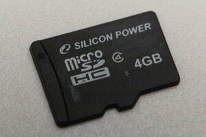 4GB microSDHCカード SILICON POWER