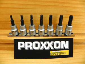 プロクソン 3/8(9.5) トルクスレンチ ソケット セット 7点 PROXXON 輸入車 ハーレー *83652