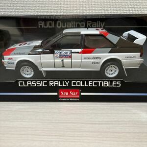 1/18☆アウディクアトロ1982ランバードラリー①◆サンスター製　Audi