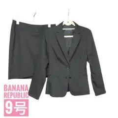 BANANA REPUBLIC バナナリパブリックスカートスーツ ミニ丈 黒 M