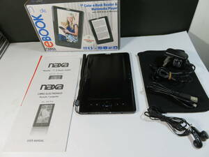 naxa　ｅＢＯＯＫ　noodle　ＮＥＢ－7010　「ナクサ　電子ブックリーダー」　４BGB　　USED