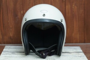 BELL 500TX 内装リペア済み snell1968 7 3/8 当時物 ジェットヘルメット ビンテージ ベル ハーレー チョッパー ごま塩 vintage helmet
