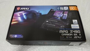 美品 MSI MPG Z490 CARBON EK X 最新BIOS更新済み ATX マザーボード 本格水冷