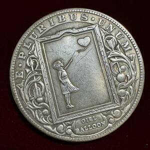 アメリカ 硬貨 古銭 ホーボーニッケルコイン 風船と少女 イーグル リバティ 記念幣 コイン 外国古銭 海外硬貨 