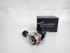 【良品】 SHIMANO シマノ TWIN POWER SW5000HG ツインパワー スピニングリール 説明書/元箱付 ∴ 6E2C9-1