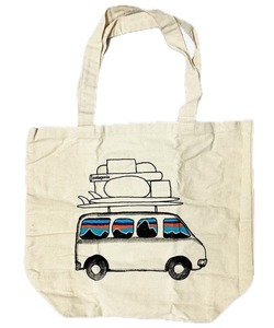 パタゴニア キャンバス バッグ フィッツロイ バン FZVN PATAGONIA CANVAS BAG FITZROY VAN TOTE 車 ショップ エコ トート デッドストック