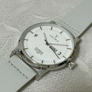 TRIWA トリワ　腕時計　ユニセックス 　38mm　KLST109-CL111512　ホワイト　レザーベルト　KLINGA