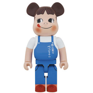 未開封 2体セット BE＠RBRICK ベアブリック ペコちゃん The overalls girl 1000％ medicom toy メディコムトイ