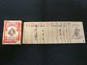【G386】BICYCLE　バイスクル　SERIES 1800　PLAYING CARDS　レア　カード　ギミック　デック　トランプ　マジック　手品