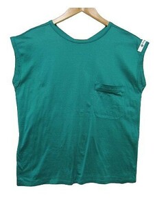 クリスチャンディオール スポーツ ChristianDior SPORTS Tシャツ カットソー 緑 グリーン 胸ポケット メンズ Mサイズ■L27807SSA24-10-3