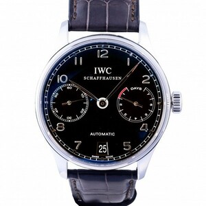 IWC ポルトギーゼ オートマティック 7デイズ IW500109 ブラック文字盤 新品 腕時計 メンズ