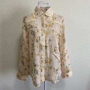 【新品】 dazzlin ダズリン 花柄シャツ ブラウス 薄手 ピンク M