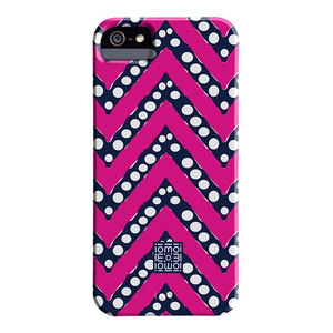 即決・送料込)【デザインプリントハードケース】Case-Mate iPhone SE(第一世代,2016)/5s/5 PRINT Barely There IOMOI Chevron Pop