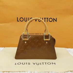 正規品 LOUISVUITTON ルイヴィトン ヴィトン モノグラム ヴェルニ モノグラムヴェルニ ミニフォーサイス ハンドバッグ ミニバッグ M91120