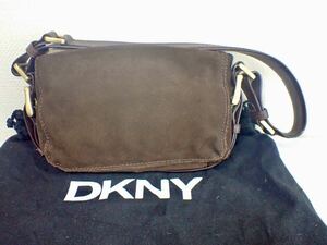 DKNY ハンドバック（スウェード・こげ茶）