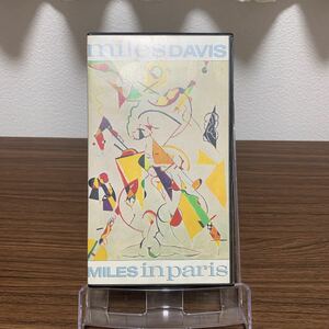 希少品　miles DAVIS MILES IN PARIS VHS