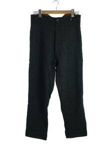 Nigel Cabourn◆FARM PANT MOON/ツイードファームパンツ/32/ウール/BLK/8039-11-50000//