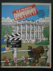 英語版　コミック　G.B.TRUDEAU DOONESBURY DOSSIER　THE REAGAN YEARS　1984年発行