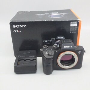 1円～ SONY ソニー α7R III ILCE-7RM3 ボディ 箱付き ※通電・シャッター確認済み 現状品 ミラーレス一眼 カメラ 103-2656922【O商品】