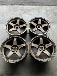 ☆☆中古 NISMO ニスモ LM GT4 絶版ブロンズ18×9.5J +12 BNR34 スカイラインGT-R 18インチ RAYS製　4本セット☆☆