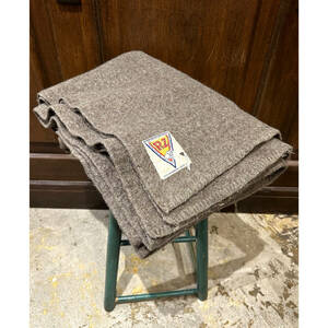 貴重 1920-30s ZUIVER WOLLEN DEKEN Big size Wool Blanket 192×140cm 大判ヴィンテージウールブランケット ラグ 絨毯 襤褸 布