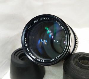 ★★希少！美品★★COSINA コシナ MC COSINON-T 200mm F4 ペンタックス用★完動品★