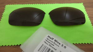 ★オークリー ハーフワイヤー2.0用 カスタム偏光レンズ BRONZE BROWN Color Polarized 新品 OAKLEY　HALF WIRE　2.0　HALFWIRE