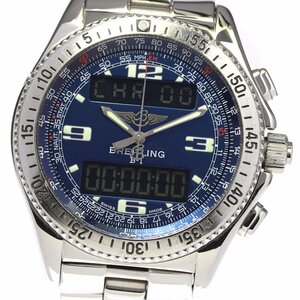 ブライトリング BREITLING A68062 プロフェッショナル B-1 クロノグラフ クォーツ メンズ _800696