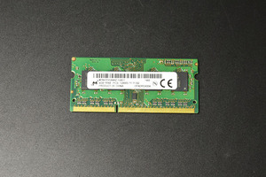 当日発送 Mac対応 メモリ Micron DDR3 4GB　PC3L-12800S 中古品 1-14
