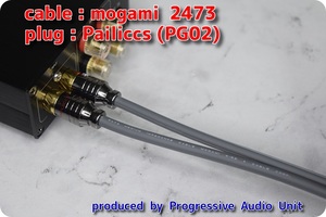□□ mogami 2473＋RCA Gp_plug（PG02）/0.45m×2本