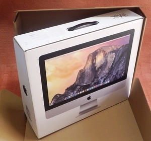アップル Apple純正 iMac21.5インチ 元箱（化粧箱）のみ【本体なし】