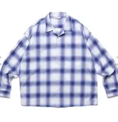 cootie Ombre Check Open Collar Shirt