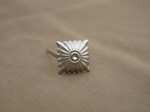 WW2 ナチスドイツ軍 肩章用ピプ 星章 銀色 シルバー レプリカ