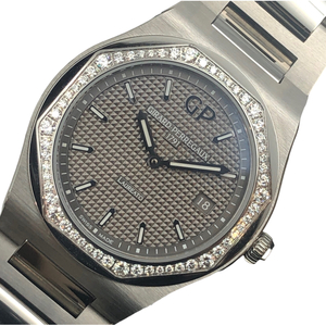 ジラール・ペルゴ GIRARD PERREGAUX ロレアート 34ｍｍ 80189D11A231-11A グレー SS ダイヤ 腕時計 レディース 中古