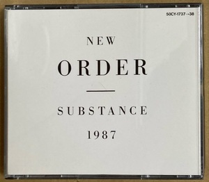 CD★NEW ORDER 「SUBSTANCE」　ニュー・オーダー、2枚組