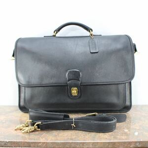 OLD COACH TURN LOCK LEATHER 2WAY BUSINESS SHOULDER BAG MADE IN USA/オールドコーチターンロックレザー2wayビジネスショルダーバッグ