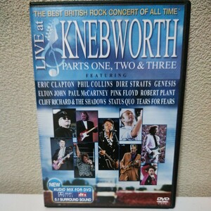 LIVE at KNEBWORTH 輸入盤DVD 2枚組 エリック・クラプトン ピンク・フロイド ジェネシス ポール・マッカートニー エルトン・ジョン