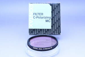 【送料無料】72mm コンタックス CONTAX C-Polarizing MC 円偏光 フィルター　箱・ケース付き