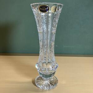 BOHEMIA GLASS ボヘミアガラス 花瓶・フラワーベース